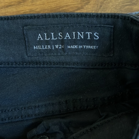 NWT All Saints Miller Jean SZ 24 - Picture 2 of 6